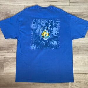 Vintage Disneyland Resort 50 Year Anniversary Blue T-Shirt – Adult Size XL